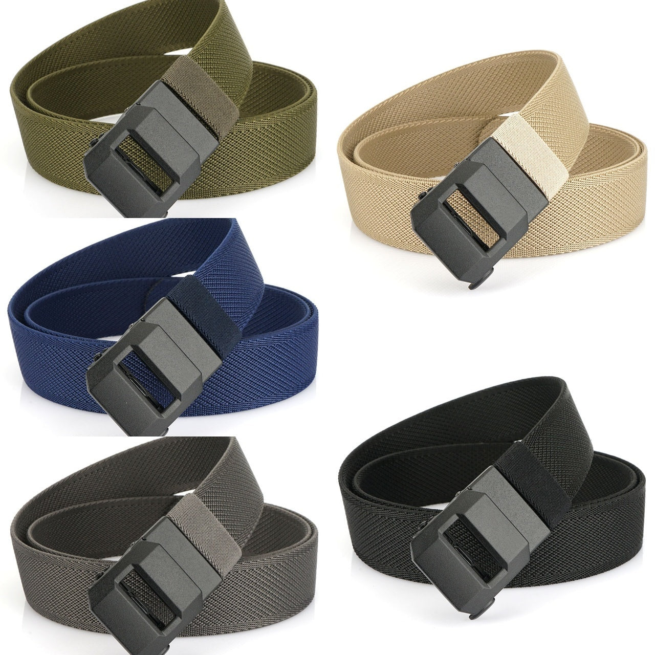 ⏰ Super Discount 🌟 Holeless Alloy Automatic Buckle Elastic Waist Belt