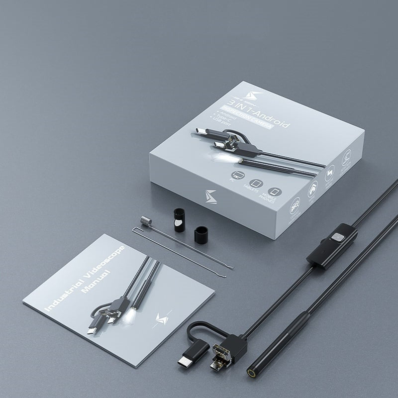 ⏰ Today's Specials 🔎 Three-in-one in-pipe automotive air conditioning inspection endoscope