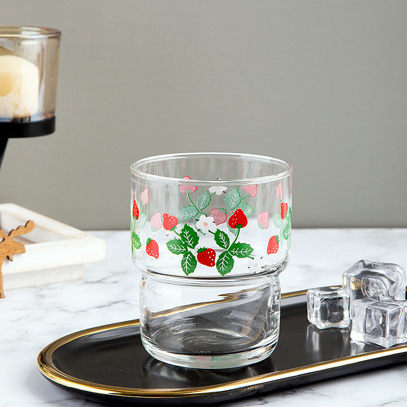 Vintage glass and water cup