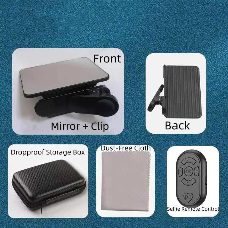 🔥HOT SALE🔥Smartphone Camera Mirror Reflection Clip Kit