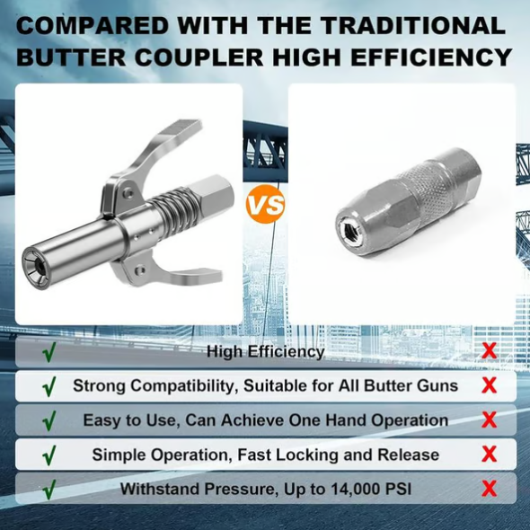 🔥2025 New Arrival🔥Leaking-proof Grease Tools Coupler