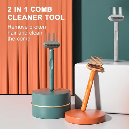 ⏰ Limited time offer 🔥 2-in-1 Comb Cleaner with Pick and Bristles