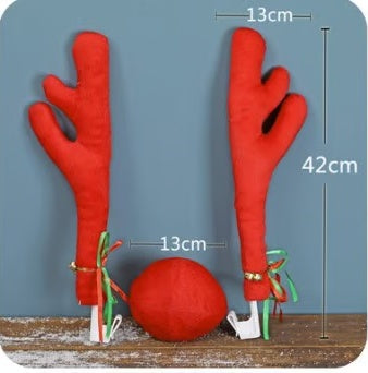 🎁 Holiday Special 🦌 Funny Christmas Car Antlers Decoration
