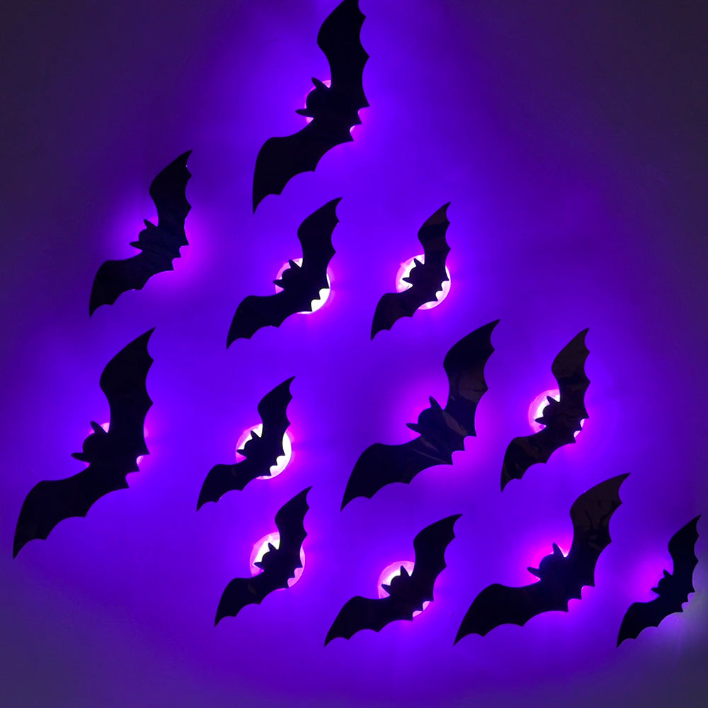 🎁 Holiday Special 🦇 3D Bat Spider Light Design LED Decoration 🕷️