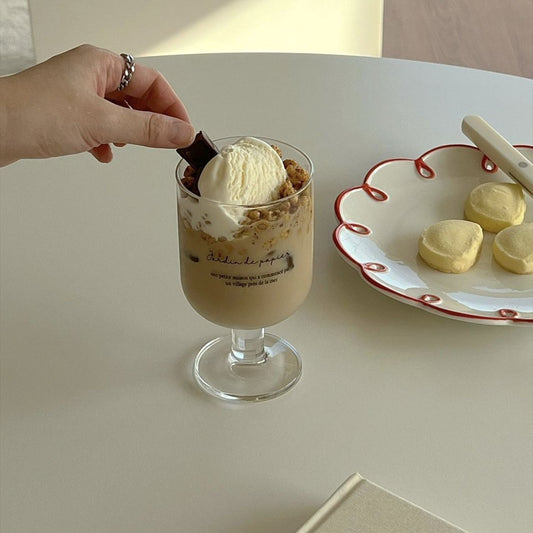 Low glass cup