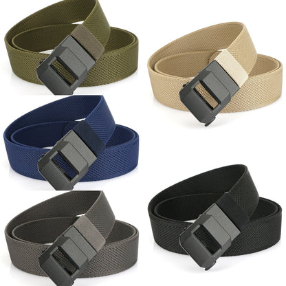 ⏰ Super Discount 🌟 Holeless Alloy Automatic Buckle Elastic Waist Belt