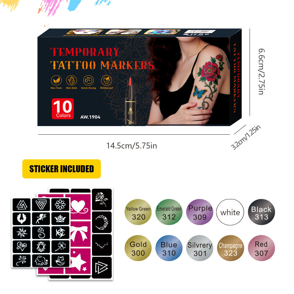 🎁 Holiday Special 🌈 KLENIMORE™ DIY temporary tattoo pen