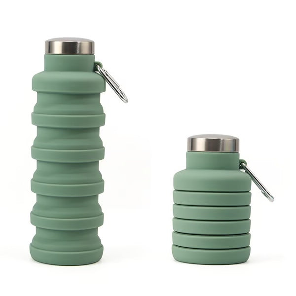 ⏰ Today's Specials 🔥 Silicone foldable water bottle 500ml