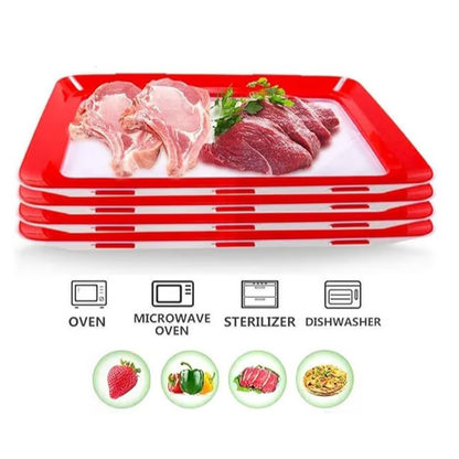 🔥Environmentally Friendly Design - Reusable Food Preserving Tray🥰
