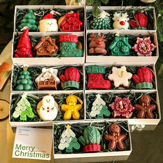 🎁 Holiday Special 50% OFF 🎅 Christmas scented candle creative gift set