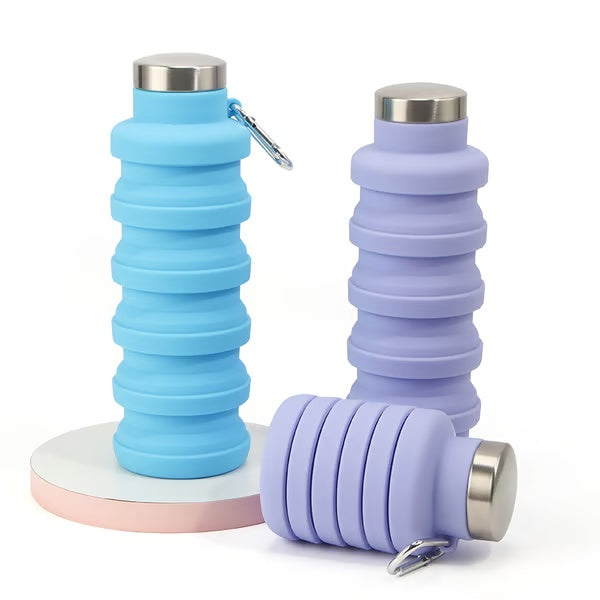⏰ Today's Specials 🔥 Silicone foldable water bottle 500ml