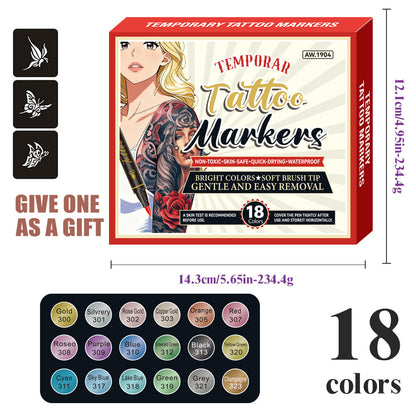 🎁 Holiday Special 🌈 KLENIMORE™ DIY temporary tattoo pen