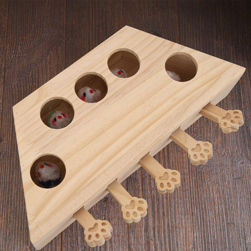 🐾 5-Hole Puzzle Play Toy for Cats