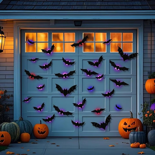 🎁 Holiday Special 🦇 3D Bat Spider Light Design LED Decoration 🕷️