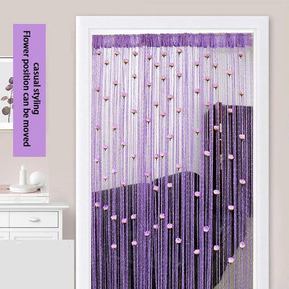 ⏰ Today's Specials ✨ Rose Flower Door Curtain Partition Line