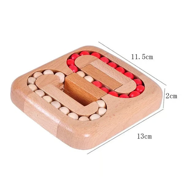 💥 The Best Gift 🎁 Rotating Magic Bean Fingertip Toy Wood Puzzles