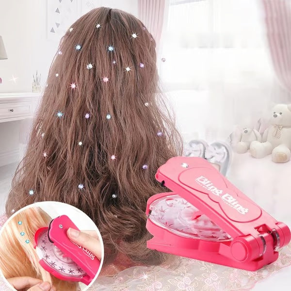 ⏰ Today's Specials ✨ Glitter Diamond Styling Tools Hair Accessories Gem Styling Set, Hair Styling Accessories Without Heat