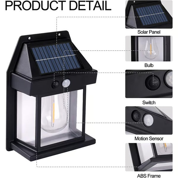 🔥☀️ Waterproof wireless solar wall light with smart motion sensor ☀️