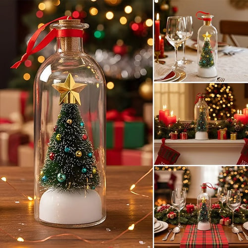 🎁 Holiday Special 🎄 Recordable Christmas Tree in a Bottle