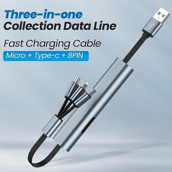 ⏰ Limited-Time Special Price ✨ 3-in-1 Fast Charging Cable