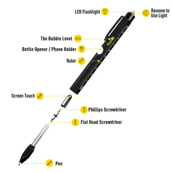 ⏰ Limited-Time Special Price 🖊️ 9 in 1 Multitool Pen