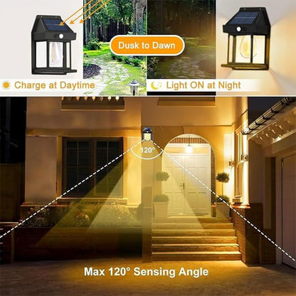 🔥☀️ Waterproof wireless solar wall light with smart motion sensor ☀️
