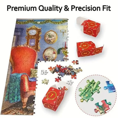 💥 The Best Gift 🎁 Christmas Advent Calendar Jigsaw Puzzle ✈️ Free shipping 🚀