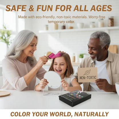 🎁 Holiday Special 🌈 Festive Fun Hair Chalk Combs