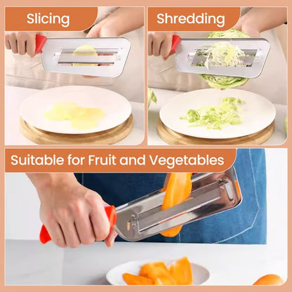💥 Hot Sale 🌟 Stainless Steel Double-layer Slicer