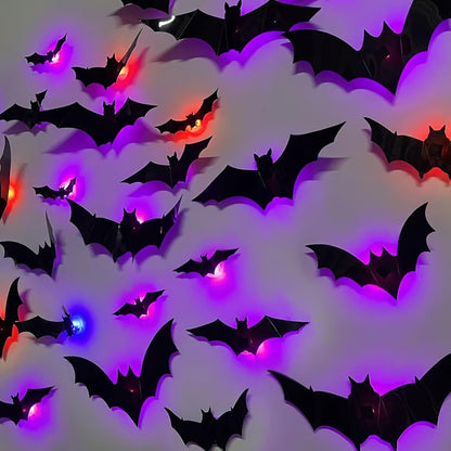 🎁 Holiday Special 🦇 3D Bat Spider Light Design LED Decoration 🕷️