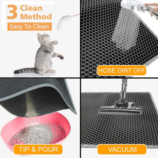 🎅Christmas Season Gift Idea 🎁 Non-Slip Cat Litter Mat 🐱
