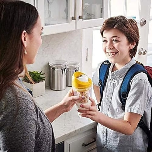 ✨🥣Portable Cereal Cup – The Ultimate On-the-Go Breakfast Revolution! 🥛