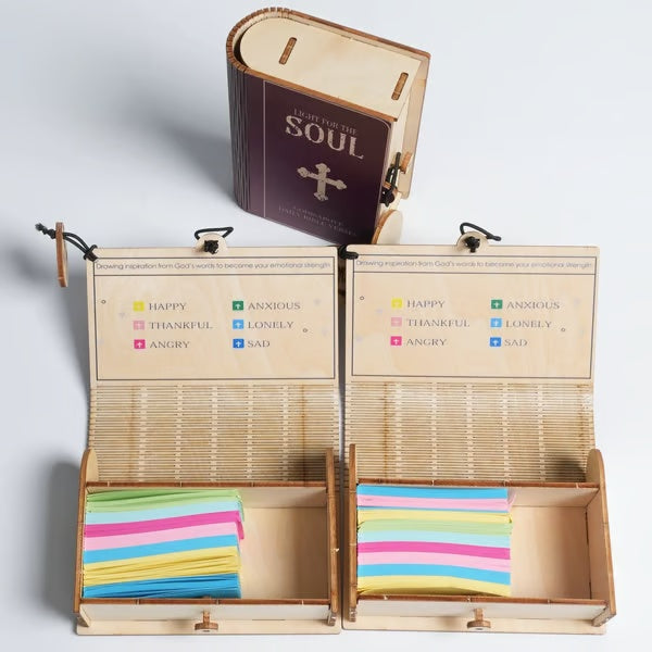 ⏰ Limited Time Offer ✨ Handmade Wooden Bible Verses Box
