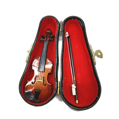 💥 The Best Gift 🎁 Playable Tiny Violin Figurine