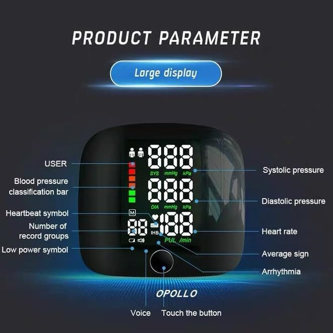 💥 Hot Sale 💖 Medical-grade, high-precision blood pressure monitor with voice notifications