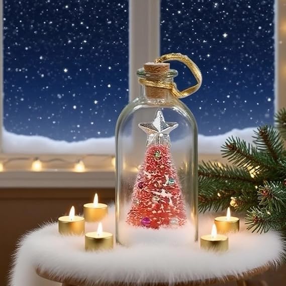 🎁 Holiday Special 🎄 Recordable Christmas Tree in a Bottle
