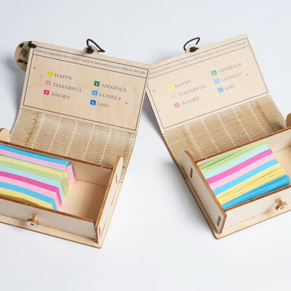 ⏰ Limited Time Offer ✨ Handmade Wooden Bible Verses Box