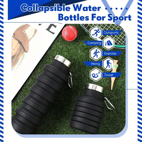 ⏰ Today's Specials 🔥 Silicone foldable water bottle 500ml
