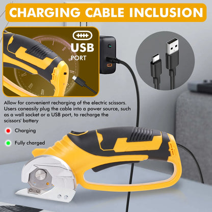 🔥LAST DAY 50%OFF🔥Cordless Rechargeable Electric Scissor