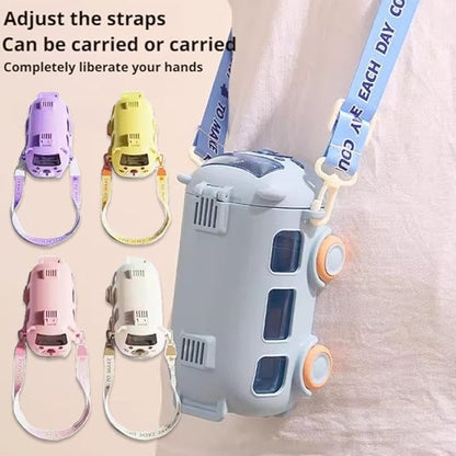 💥 Hot Sale 🌟 500ml bus water bottle with detachable straw