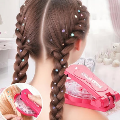 ⏰ Today's Specials ✨ Glitter Diamond Styling Tools Hair Accessories Gem Styling Set, Hair Styling Accessories Without Heat
