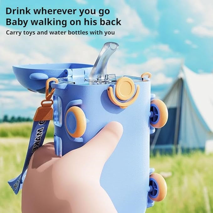 💥 Hot Sale 🌟 500ml bus water bottle with detachable straw