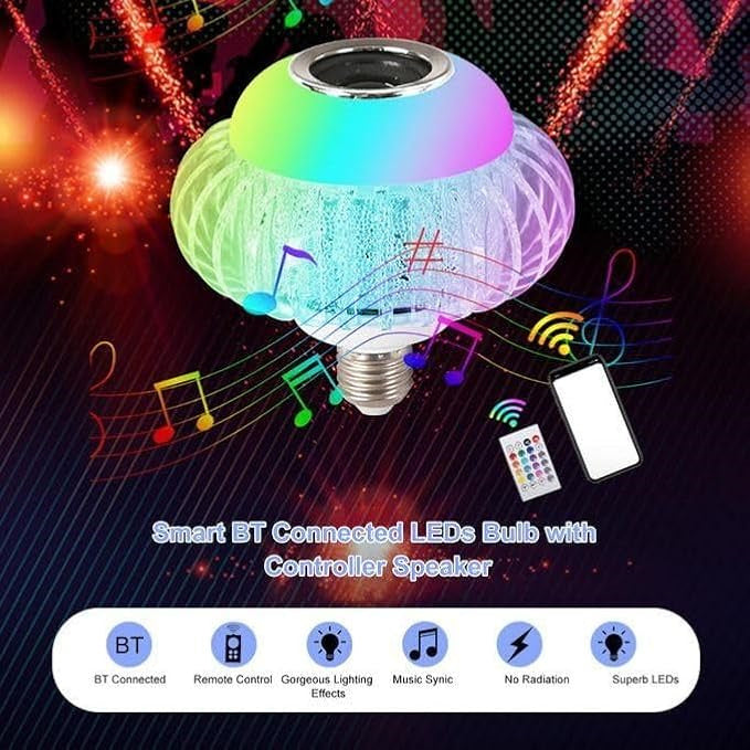 ⏰ Today's Specials ✨ LED Light Bulb Bluetooth Speaker