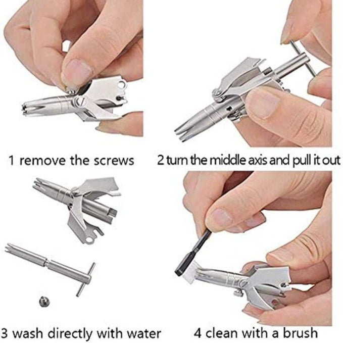⏰ Limited time offer ✨ Manual Nose Hair Trimmer