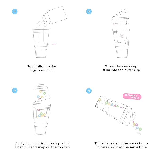 ✨🥣Portable Cereal Cup – The Ultimate On-the-Go Breakfast Revolution! 🥛