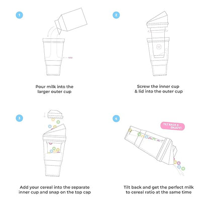 ✨🥣Portable Cereal Cup – The Ultimate On-the-Go Breakfast Revolution! 🥛