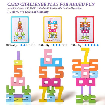 💥 New for 2025 🎁 Wooden number blocks