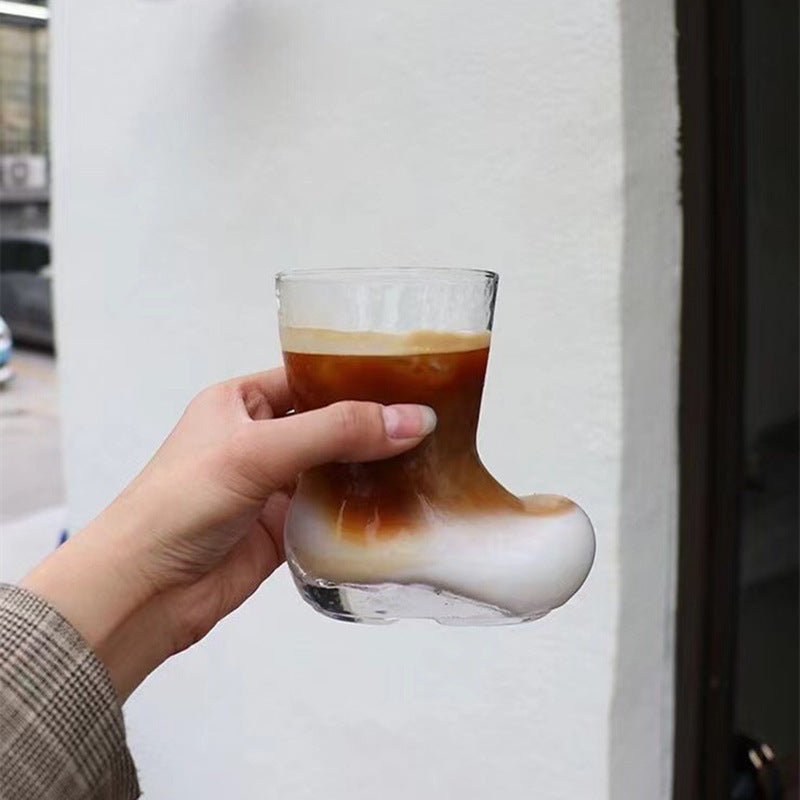 crystal shoe cold drink cup