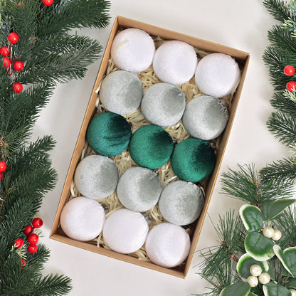🎁Holiday Special 50% OFF🎄15 decorative velvet balls