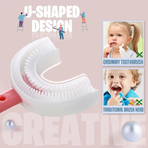 🎁Hot Sale 50% OFF⏳U-shaped Children's Toothbrush